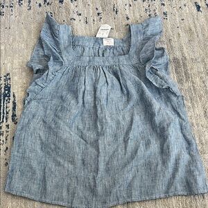 Crewcuts Blue Striped Kids Blouse